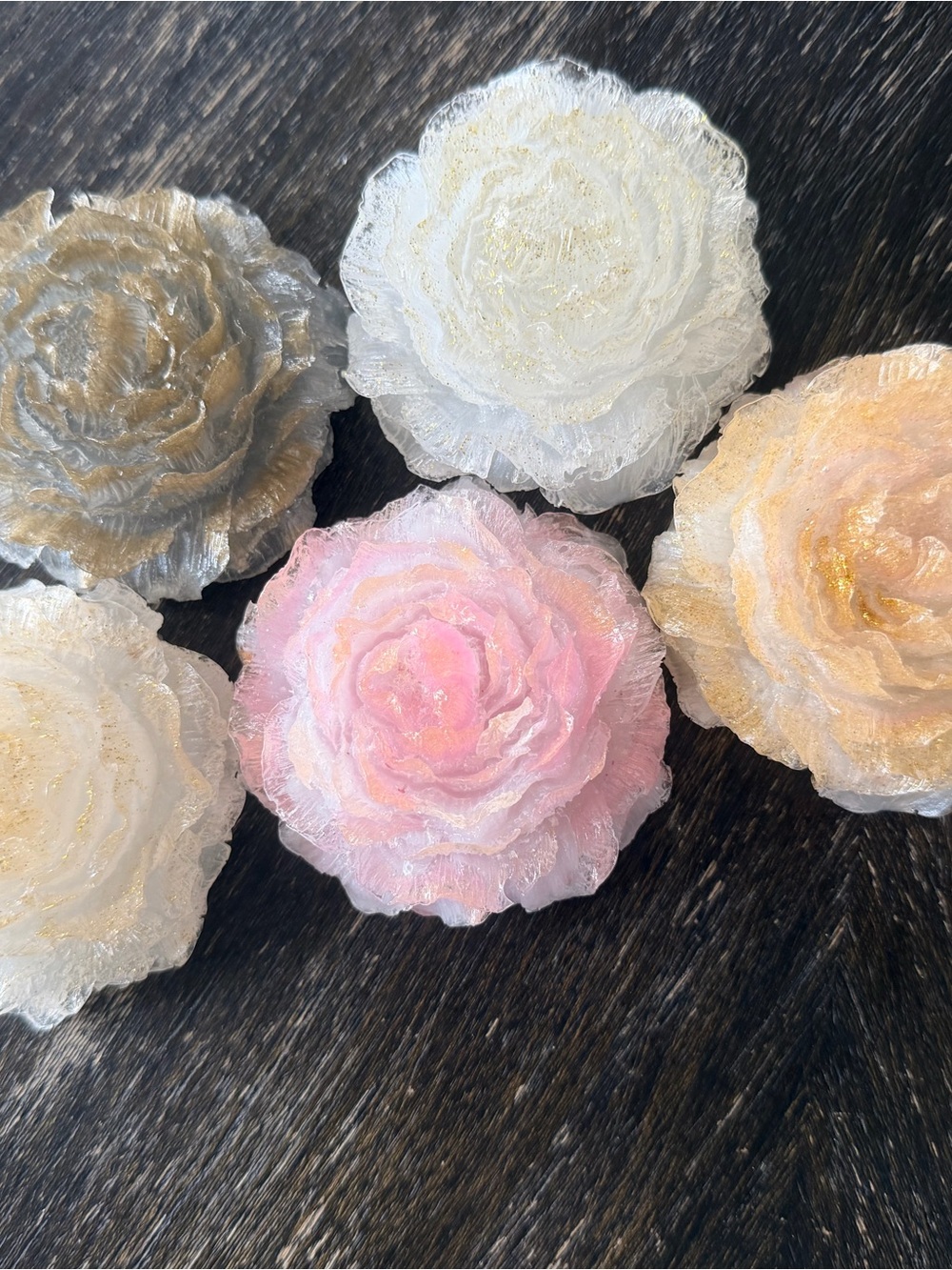 Unique Handcrafted Resin Flower for Special Occasion,Wedding Decor, Gift for Her